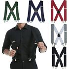 X-Back Trouser Braces Adjustable Suspenders Straps New Men Suspenders  Adult