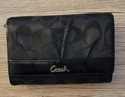 Cartera plegable Coach Signature Foto 1 de 4