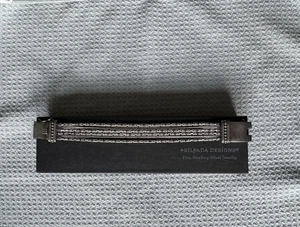 SILPADA B1452 925 STERLING SILVER  BRACELET MULTI-STRAND  BYZANTINE STYLE & BOX - Picture 1 of 11