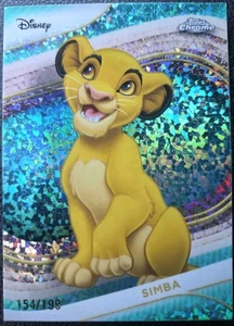 Mini refractor de diamante Aqua Simba #/199 Topps cromado 2025 - Imagen 1 de 2