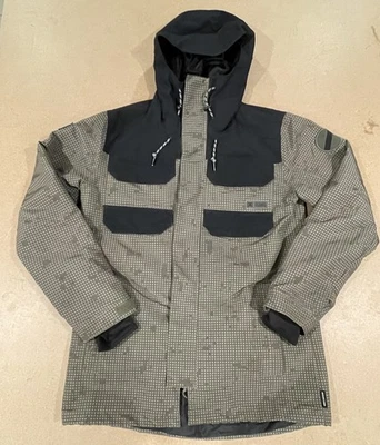 DC HAVEN INSULATED SKI / SNOWBOARDING JACKET MEN'S size MED Green camo see pics - Image 1 of 4