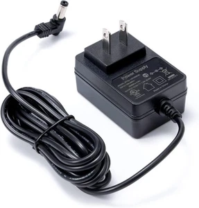 6.5ft 12V 2A Power Supply, 2M Cable 90 Degree Wall 2m AC adapter  - Afbeelding 1 van 5