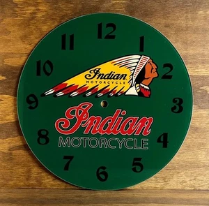 14-3/8" Indian Motorcycles Round Replacement Clock Face for Pam Style Clock - Picture 1 of 1
