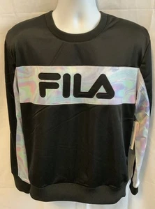 Retro Fila long sleeve Logo Jumper/sweater size Small New With Tags - Picture 1 of 8