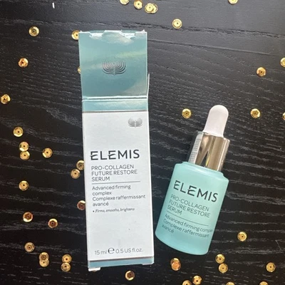 Suero Elemis Pro-Collagen Future Restore tamaño completo 0,5floz/15 ml nuevo en caja Foto 1 de 4