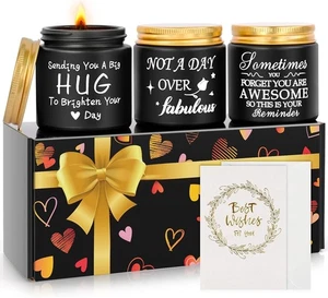 Geburtstagsgeschenke für Frauen, Kerzen Geschenke für Frauen, Freunde, Kerzenset - Bild 1 von 7