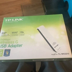 TP-Link 2 X TP-Link / TL-WN321G - 54Mbps Wireless-G USB Adapter | NEW BOXED - Picture 1 of 3
