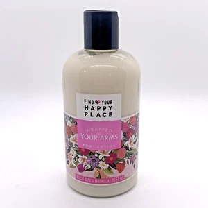 Find Your Happy Place Wrapped in Arms Blush Rose & Magnolia Body Lotion 10oz - Picture 1 of 6