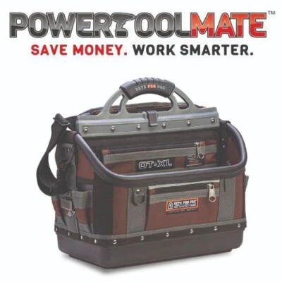 Veto Pro Pac OT-XL XL Open Top Tool Bag Heavy Duty Non-slip Shoulder Pad AX3543