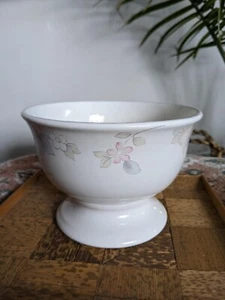 Retired Pfaltzgraff WYNDHAM Pedestal Potpourri Party Dip Stoneware Bowl 6 1/8" - Picture 1 of 5