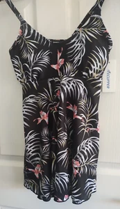 ECUPPER - Women's Floral -Tankini Set with Shorts Swimsuit Size M - Picture 1 of 7
