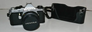 Pentax ME Super SE 35mm SLR Film Camera & SMC Pentax 50mm f1:2 Lens Tested/Works - Picture 1 of 11