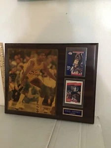 Tarjeta coleccionable de colección Magic Johnson Lakers placa de pared con fotos ¡HAZ OFERTA! - Imagen 1 de 4