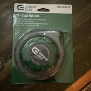 Commercial Electric CE-EFT-15 15ft Mini Cable Flat Wire Fish Tape 1002469624 - Picture 1 of 3
