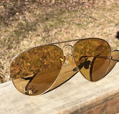 Винтажные солнцезащитные очки-авиаторы BL Ray Ban Ambermatic для активного отдыха всепогодные   - Изображение 1 из 4