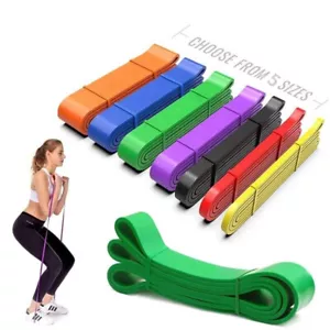 Fasce di Resistenza Resistenti Set 5 Loop per Palestra Esercizio Pull Up Fitness Allenamento - Foto 1 di 24