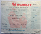 Bob Dylan Original Used Concert Ticket Wembley Arena London 1989