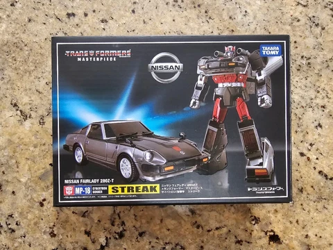 Takara Tomy Transformers Masterpiece MP-18 Streak Bluestreak Nissan 280Z-T USA Cover