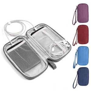 Portable Cable Organizer Storage Bag For Power Bank Digital Cable Case - Zdjęcie 1 z 11
