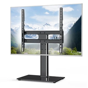 TV Stand Mount Swivel Universal Floor TV Stand for 26"-55" TVs Adjustable Height - Picture 1 of 9