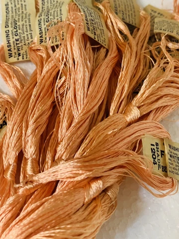 Antique Belding Bros FILO FLOSS Embroidery Floss - Shade 1204 - ONE SINGLE SKEIN Cover