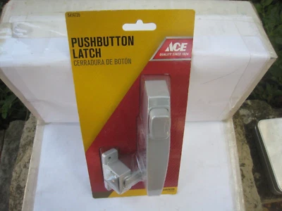 Ace 5414735  Pushbutton  Latch, 1-3/4" Hole Spacing, Aluminum non-locking - Изображение 1 из 4