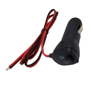 1x Lighter Socket Adapter Plug with On Off Switch & Wire Cable for Car 12V 24V - Zdjęcie 1 z 4