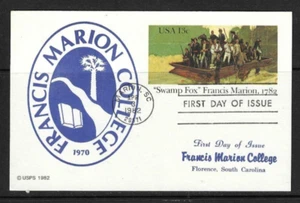 USA SC # UX94 Francis Marion FDC . Francis Marion College Cachet - Picture 1 of 1