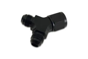 Vibrant Y Block Adapter Fitting Female -12 AN to Dual -10 AN Male Black 10909 - Picture 1 of 9