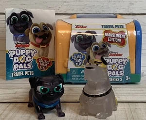 Puppy Dog Pals Travel Pets Series 3 Translucent Bulworth And Crouching Bingo - Picture 1 of 2