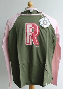 Scotch R`Belle langarm T-Shirt Gr.176 16Y oliv rosa College Styl Sport girls NEU - Bild 1 von 7
