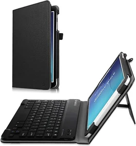 Bluetooth Keyboard Case for Samsung Galaxy Tab E 9.6 Wireless Bluetooth Keyboard - Picture 1 of 8