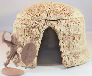 Atherton Scenics Painted African Natives Zulu Hut 9701 - Picture 1 of 5