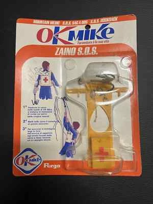 Ok Mike Furga Steve Scout Big Jim Accessorio Zaino S.O.S. New - Immagine 1 di 2