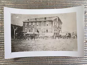 RPPC Marsh House 1860 Hotel Brownville Nebraska Real Photo Postcard - Picture 1 of 2
