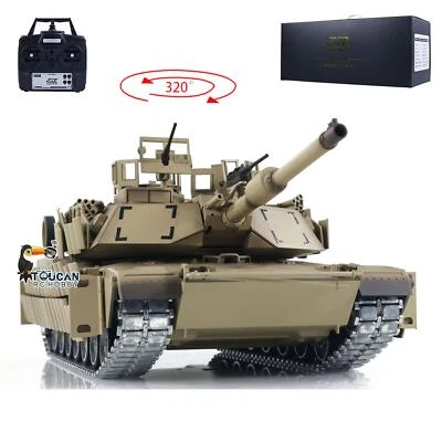 1/16 TD RC Military Tank Abrams M1A2 SEP TUSK II Ugrade Wheel Tracks IR Model - Image 1 of 4