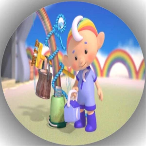 Tortenaufleger Geburtstag Tortenbild Fondant - Oblate  Wolkenkinder  P7 - Bild 1 von 1