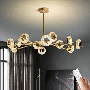 Sputnik Chandeliers for Dining Room Light Fixture Modern Crystal Chandeliers ... - Picture 1 of 7