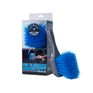 Cepillo Chemical Guys - Azul Grande Rígido Resistente 4 Neumáticos, Alfombrilla, Alfombra, Tapicería - Imagen 1 de 11