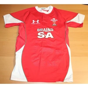 Wales Welsh Rugby Union Under Armour Herren Medium Shirt 2014 / 2015 WRU World Cup - Bild 1 von 6