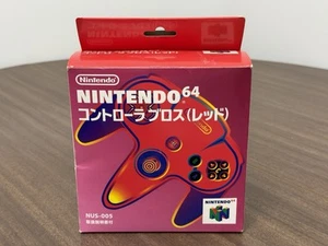 New In Box Unused Red Nintendo 64 N64 Controller Bros. Japan - Picture 1 of 16