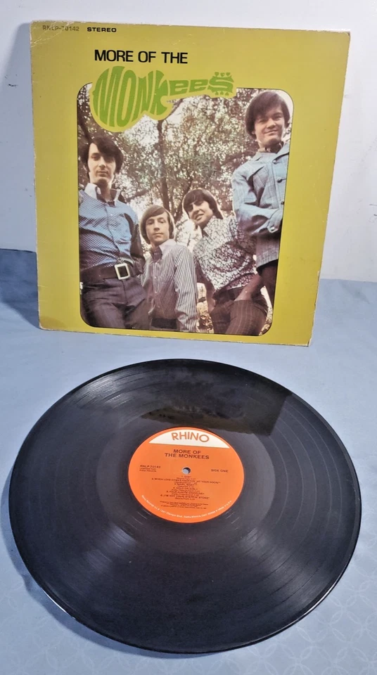 Rhino More Of The Monkees Vinyl LP 1986 Foto 1 de 4