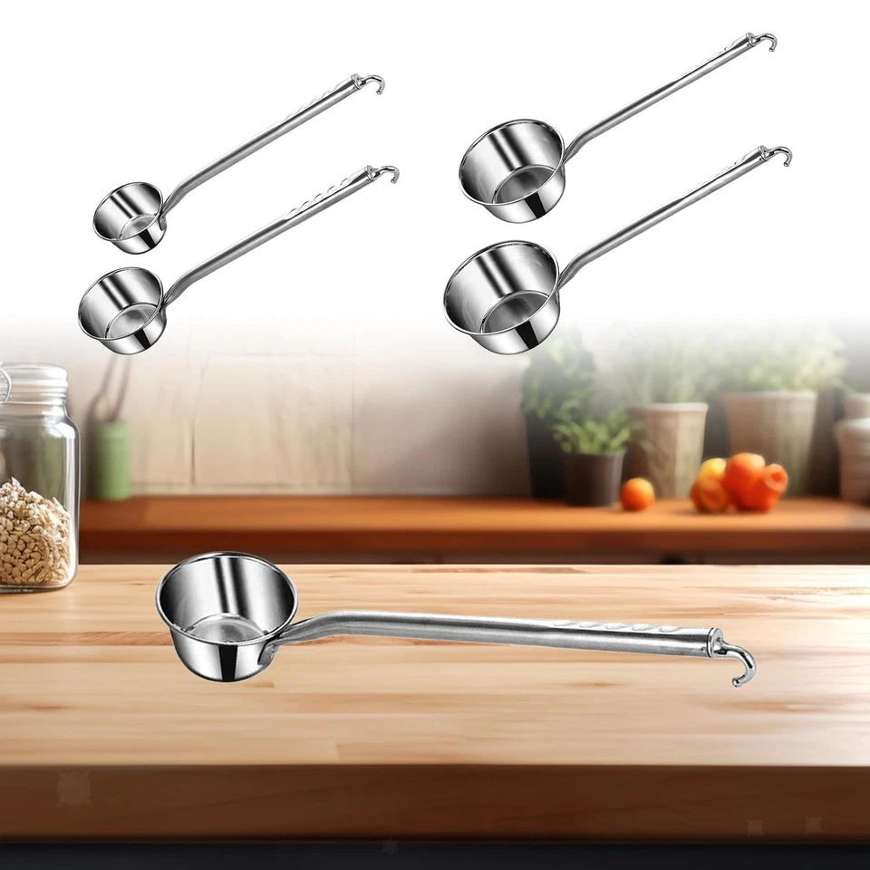 Cucchiaio in acciaio inox per risciacquo dell'acqua in bagno, - Immagine 1 di 1