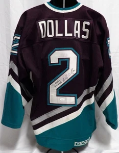Bobby Dollas Anaheim Ducks Signed CCM Authentic Jersey JSA Authenticated - Picture 1 of 6