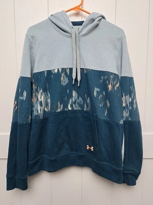 Under Armour Rival Long-Sleeve Hoodie for Ladies, Large, Blue/Green - Image 1 of 4