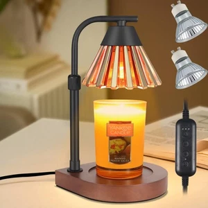 Dimmable Candle Warmer Lamp with Timer Adjustable Height for Scented Jar Cand... - Picture 1 of 6