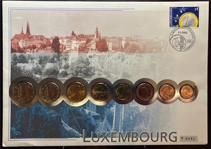Numisbrief - Luxemburg 2002 - KMS-Satz - im Folder, limitiert, (ungeöffent) - Picture 1 of 2