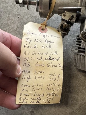 Supertiger S2000 Nitro Gas-Powered Airplane Engine - Image 1 of 3