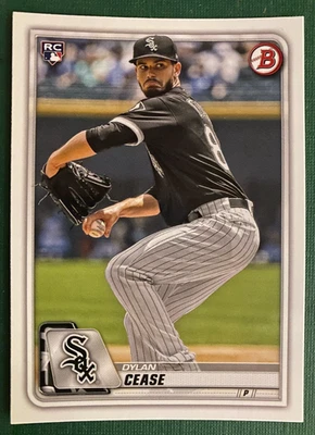 2020 Bowman Dylan Cease RC Rookie #58 Toronto Blue Jays - Image 1 of 2