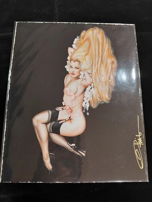 Arte Pinup Firmado Olivia De Berardinis Rhonda Rydell "Rapunzel" con Certificado de Autenticidad 8x10" Foto 1 de 2